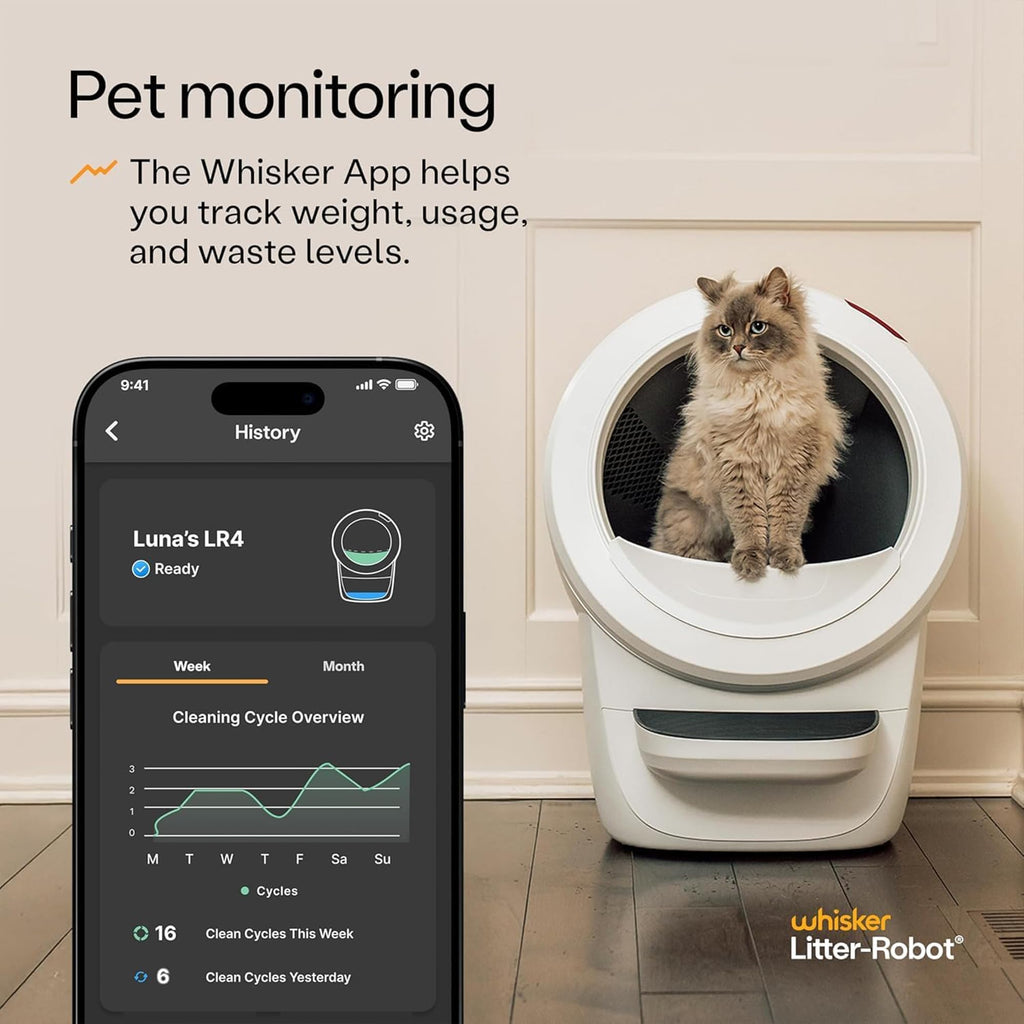 White Automatic Litter Box S26519