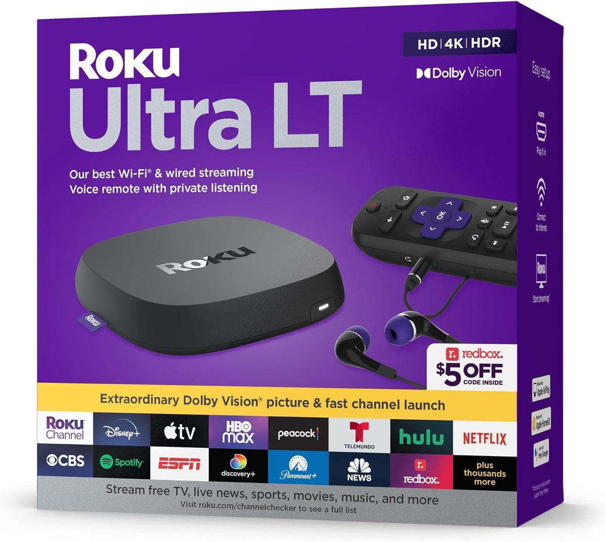 4K Streaming Device with Voice Remote and HDMI Cable Z99705