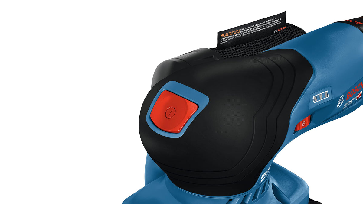 12V Brushless Orbital Finishing Sander with Dust Bag E36831
