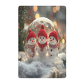 Snowmen Crystal Ball Crib Sheet 52" x 28" P956
