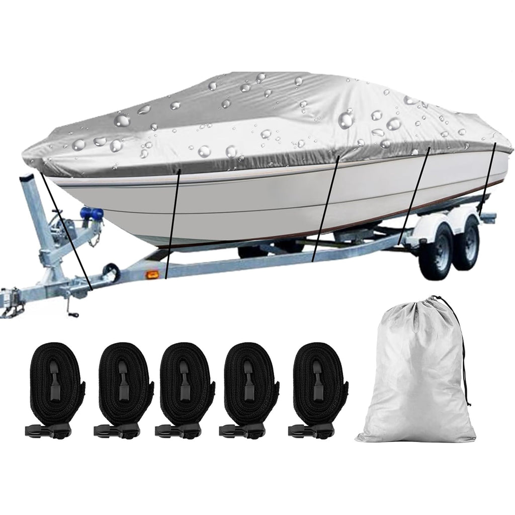 14-16 Ft Trailerable Waterproof Boat Cover Y618119
