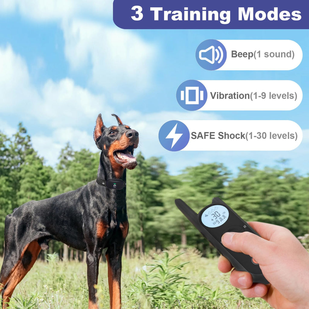 Wireless Dog Fence for 2 Dogs with Waterproof Collar L791322