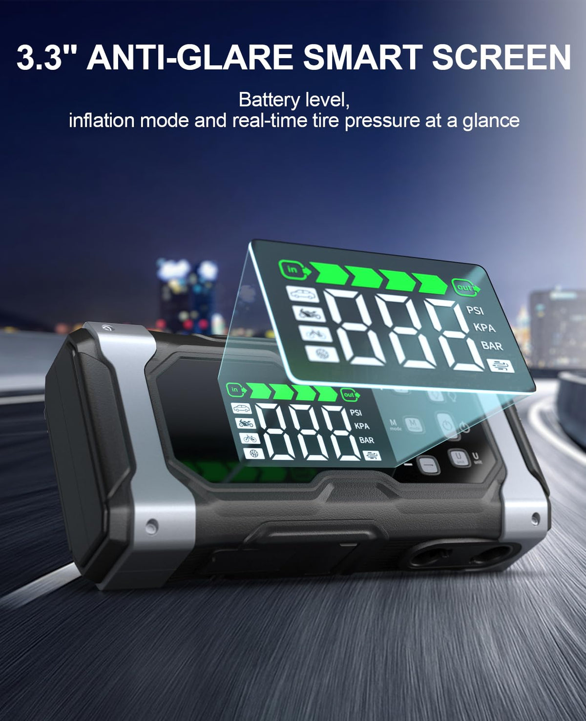 12V Portable Car Jump Starter with 150PSI Air Compressor G820