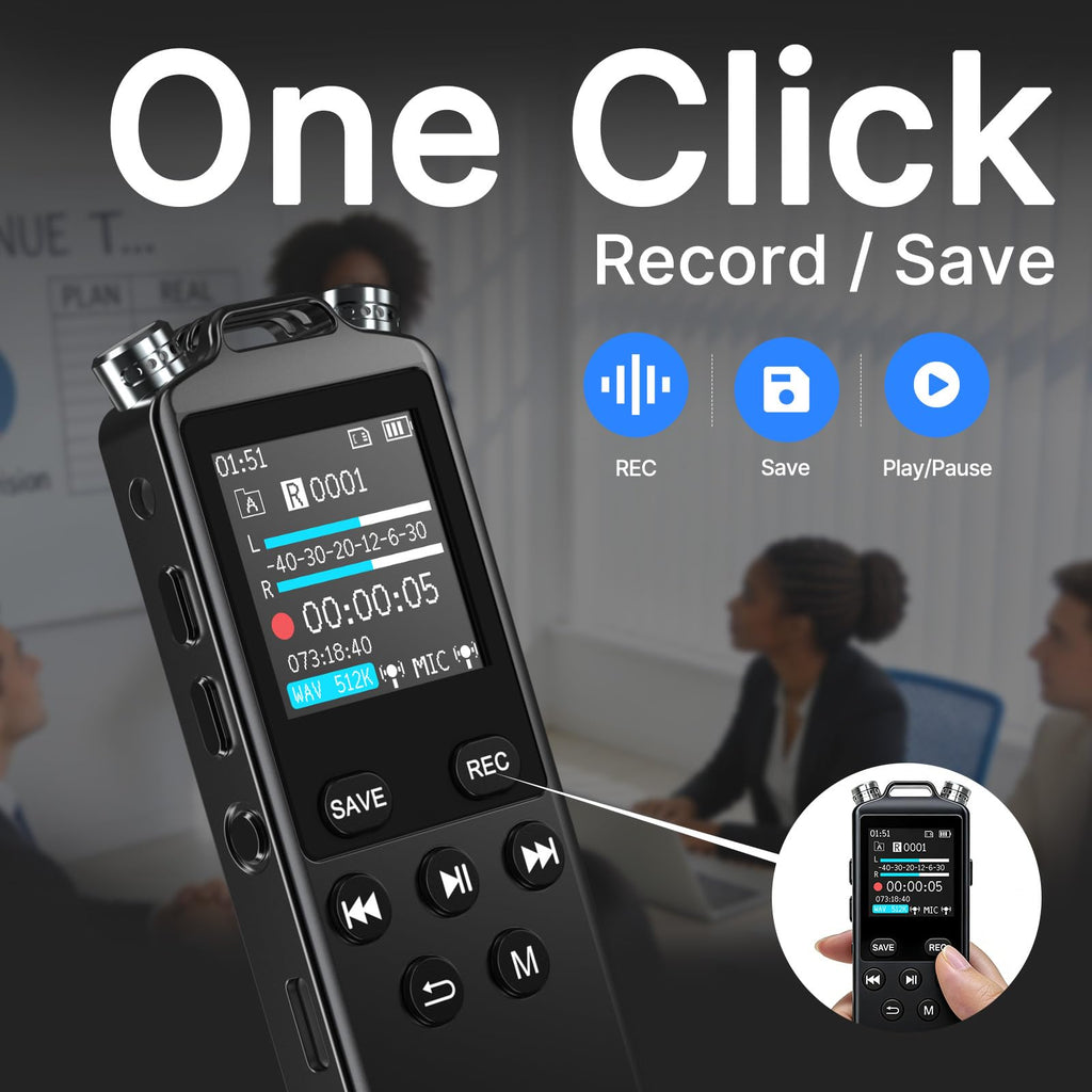 160GB Voice Recorder with Playback H285234