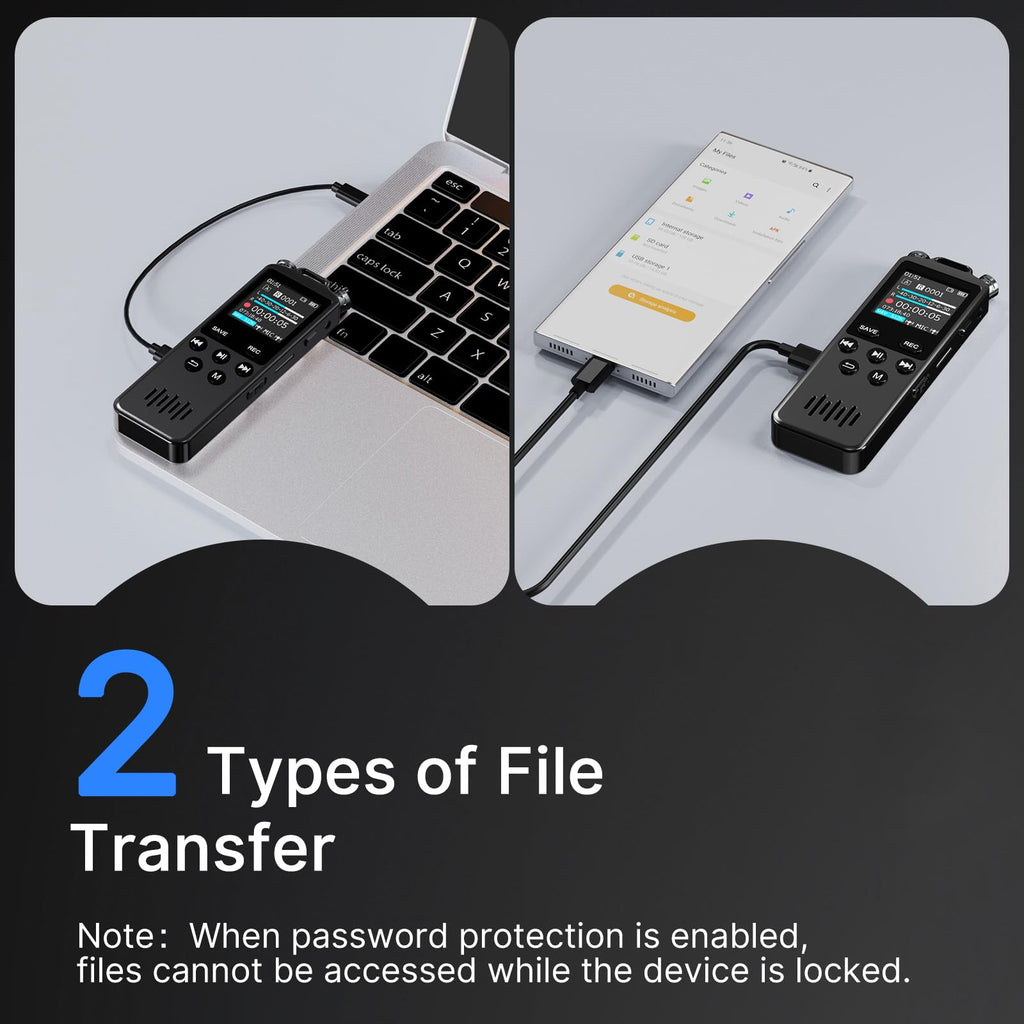 160GB Voice Recorder with Playback H285234