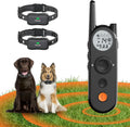 Wireless Dog Fence & Training Collar for 2 Dogs, IPX7 Waterproof, Black A495