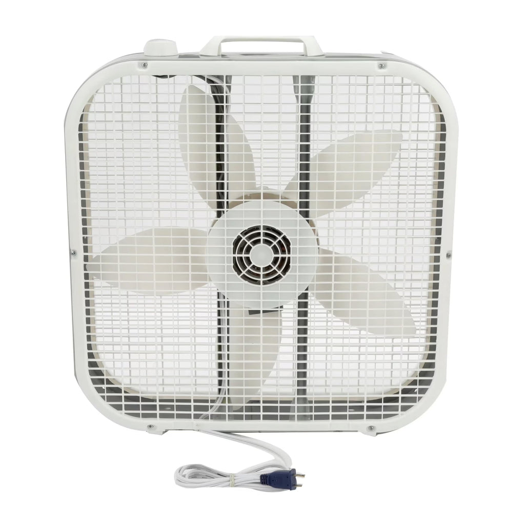 20 Inch White Box Fan V801331