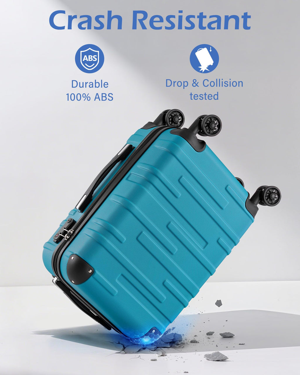 Hardside ABS Luggage with TSA Lock and Spinner Wheels N984