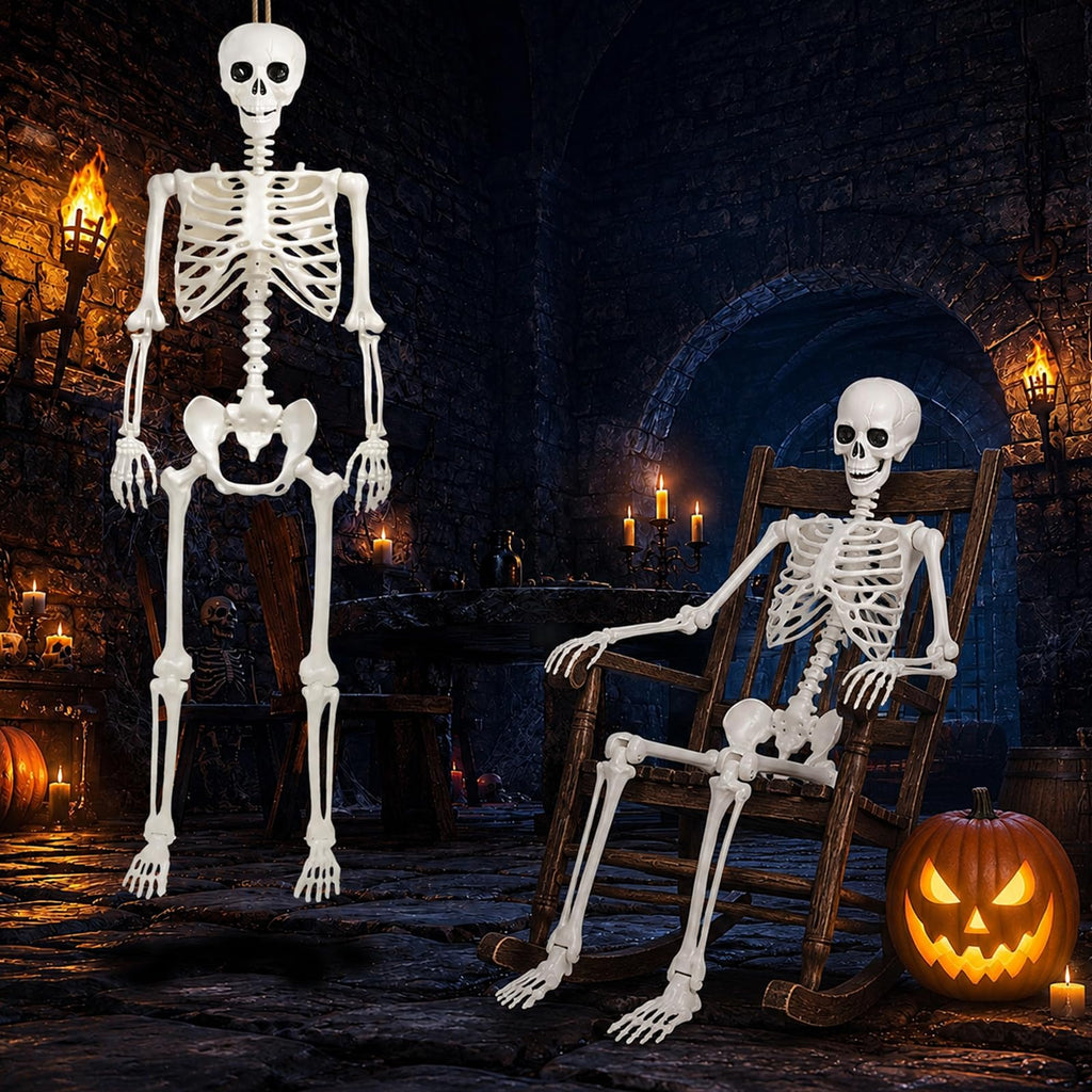 Life Size Posable Skeleton Decorations L58998