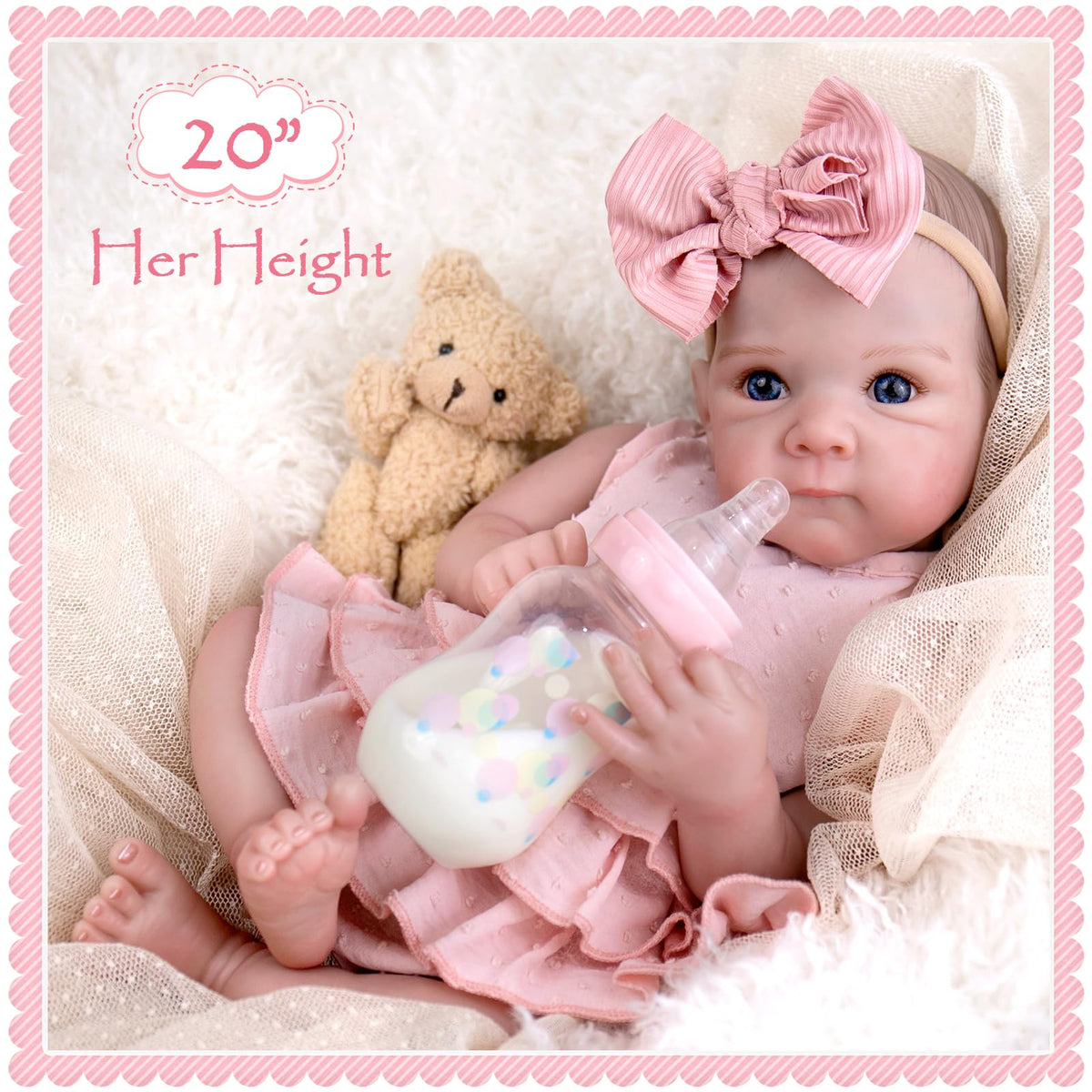 Reborn Baby Dolls with Poseable Limbs P979