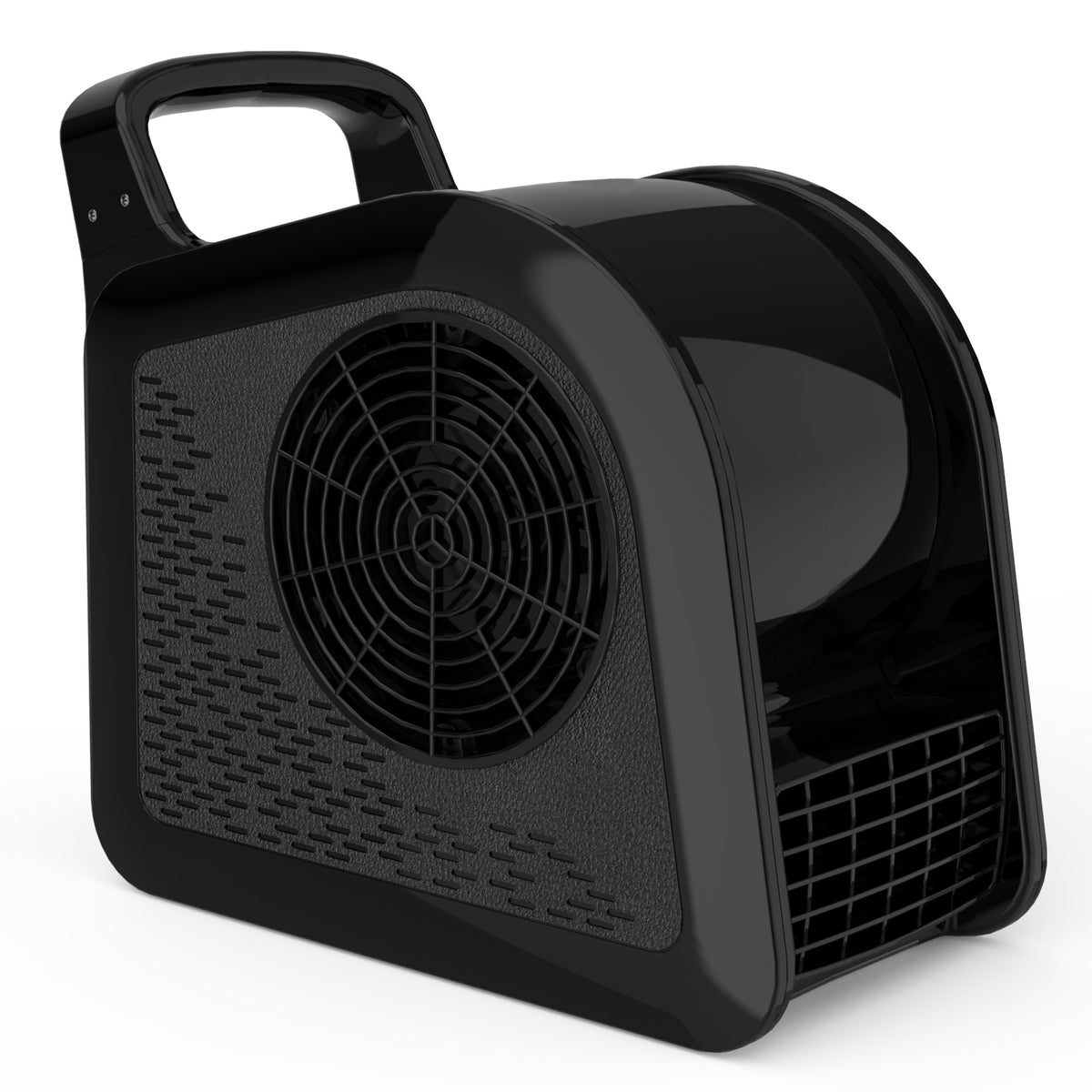 Portable High Velocity Floor Fan with 3 Speeds, Black W582