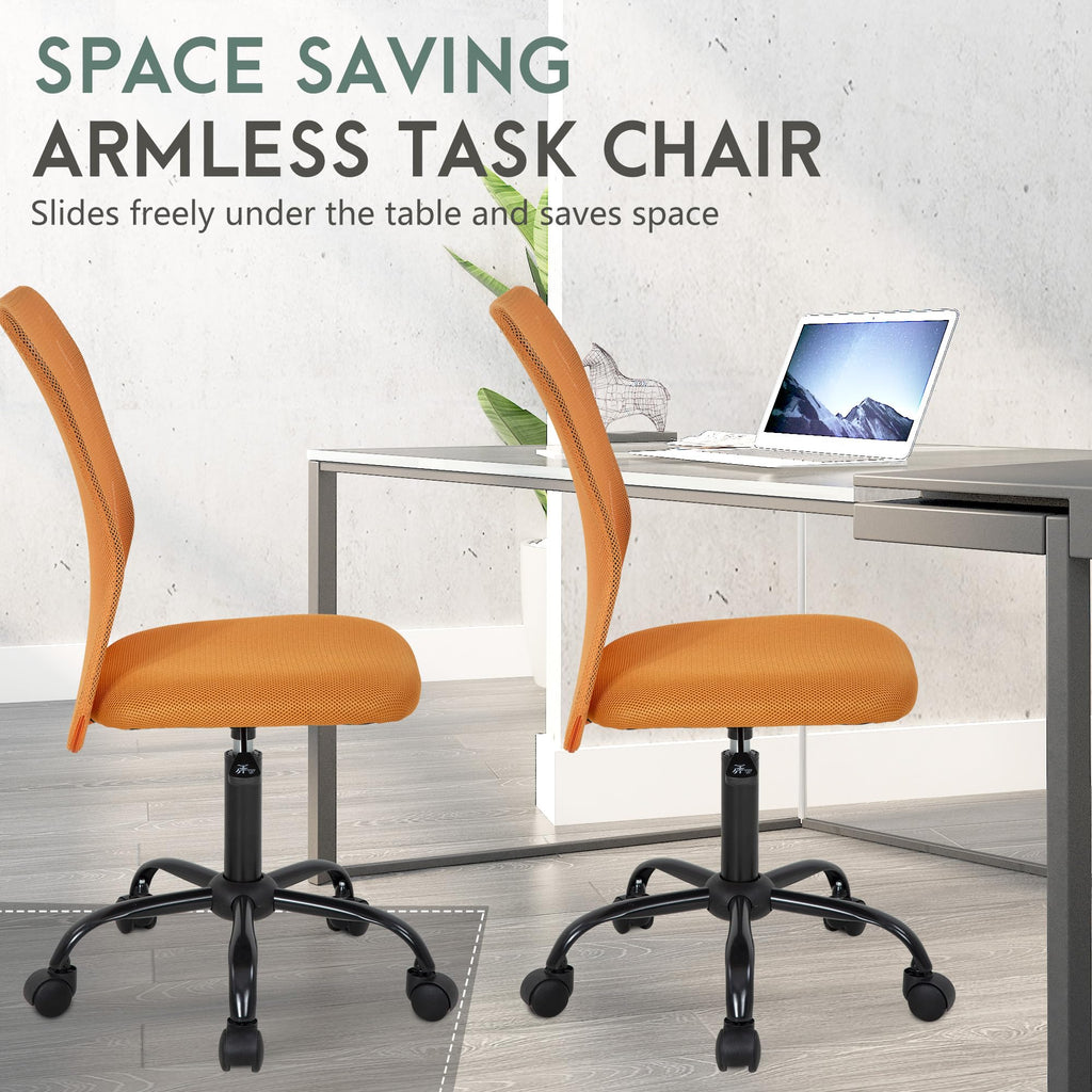 Orange Ergonomic Mesh Office Chair D846