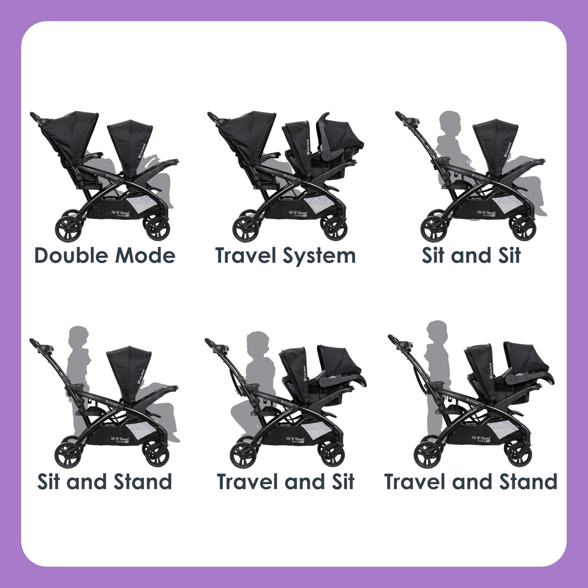Double Stroller N889