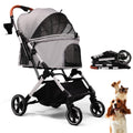 Foldable Dog Stroller 35 lbs Grey R939601