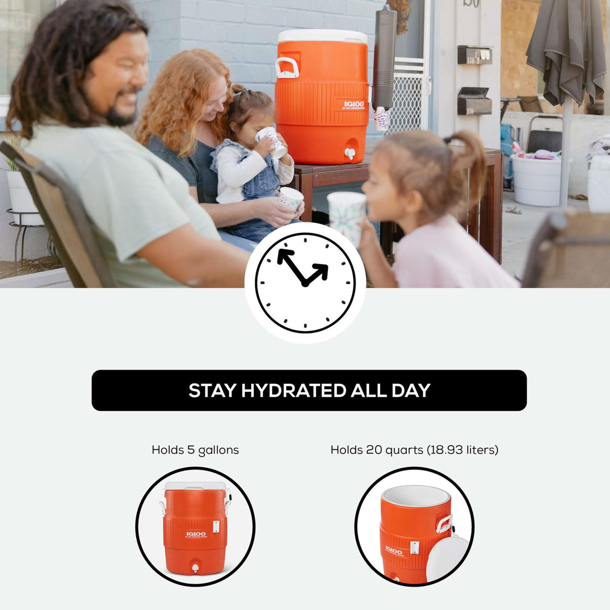 Insulated Beverage Dispenser with Spout D47972