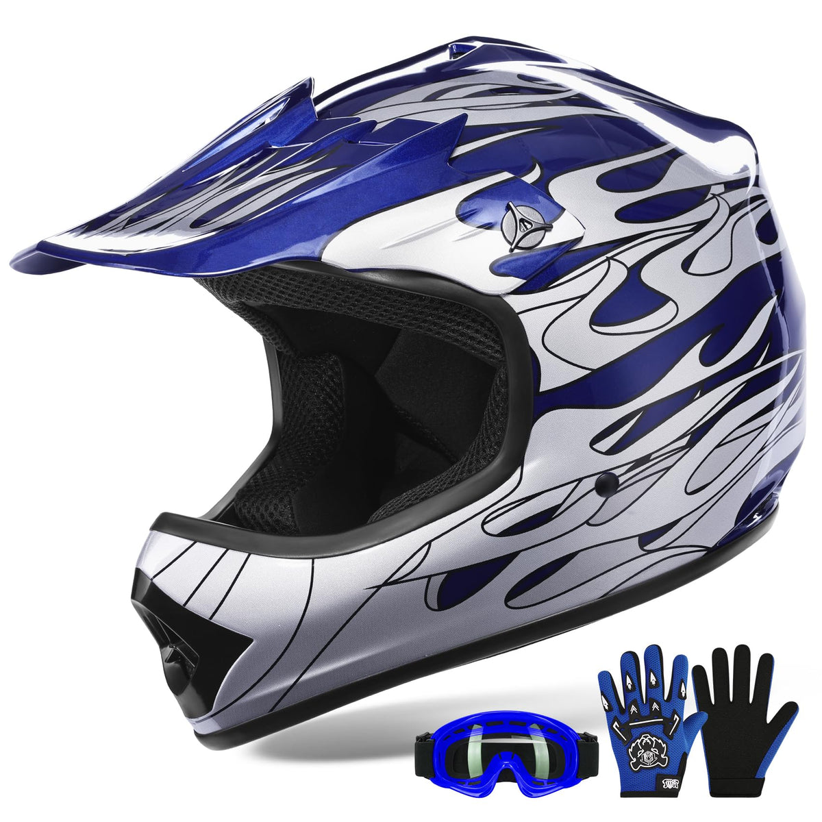 Youth DOT Approved Full Face Motocross Helmet N44709