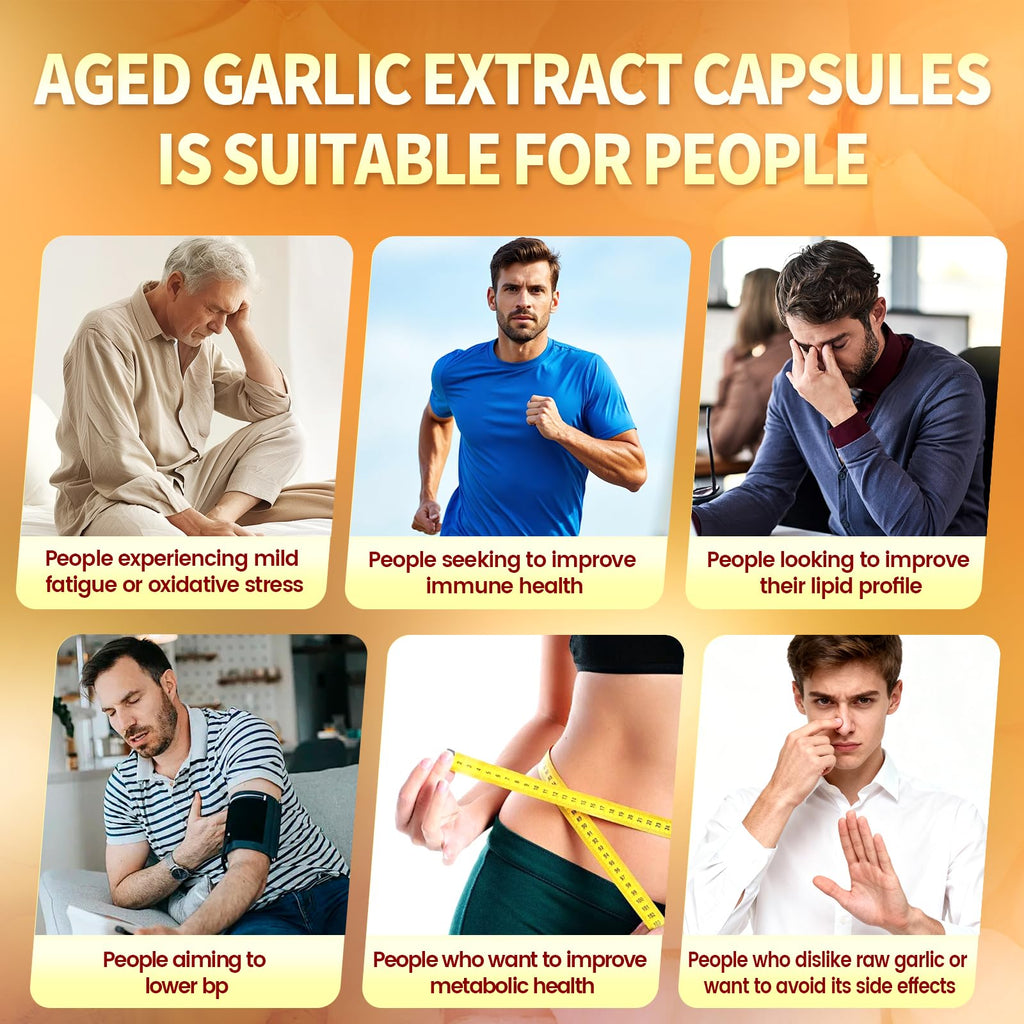 Aged Garlic Extract Capsules, 300 Softgels, Odorless, Gluten Free R169