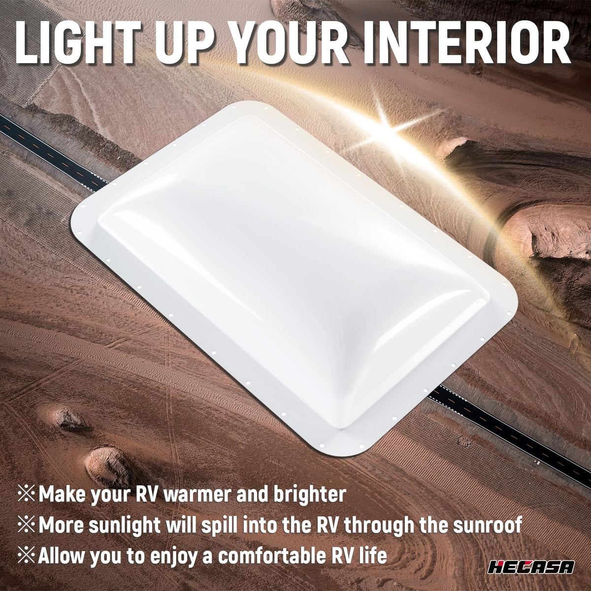 18" x 26" RV Skylight Cover S5578