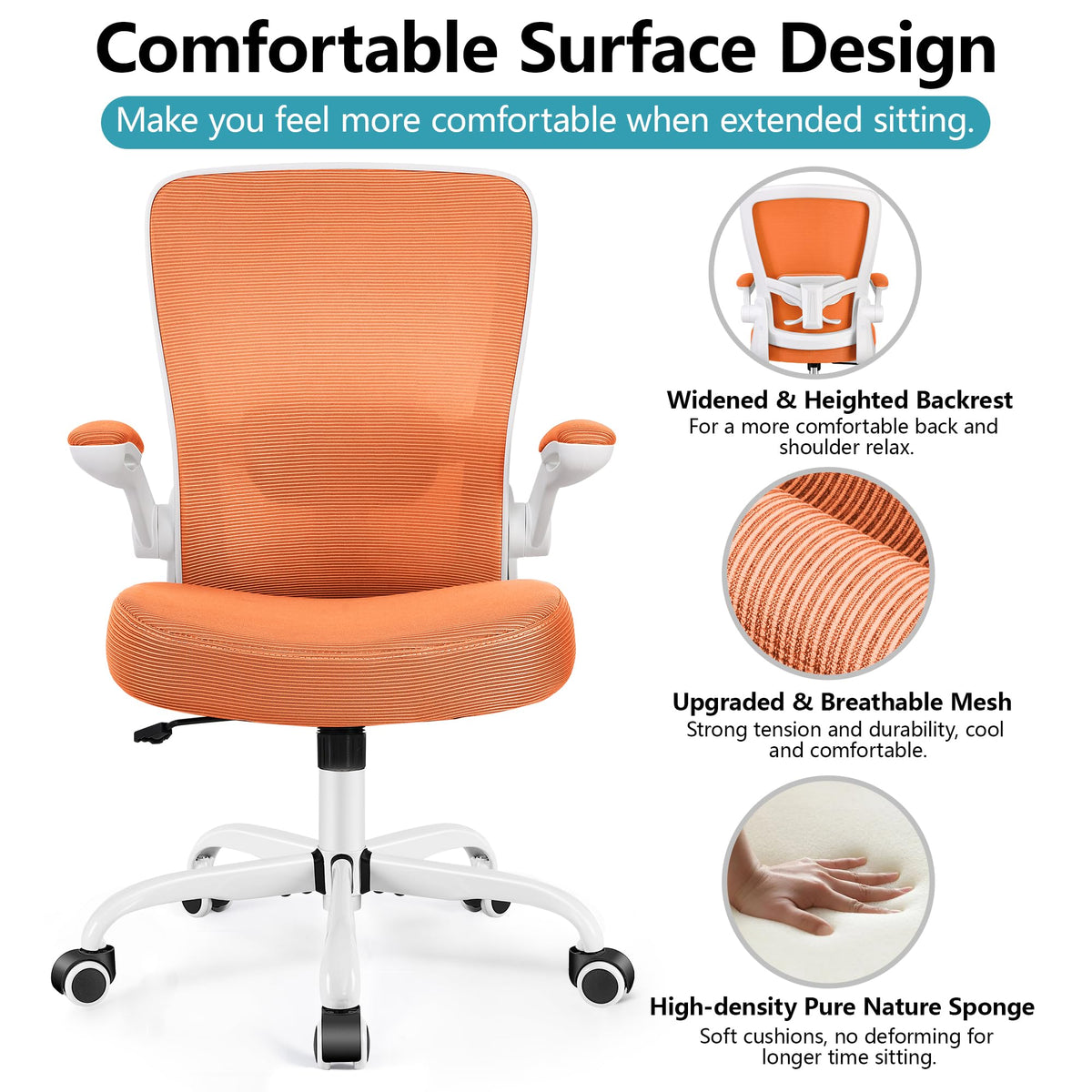 Ergonomic Mesh Office Chair with Lumbar Support Q581