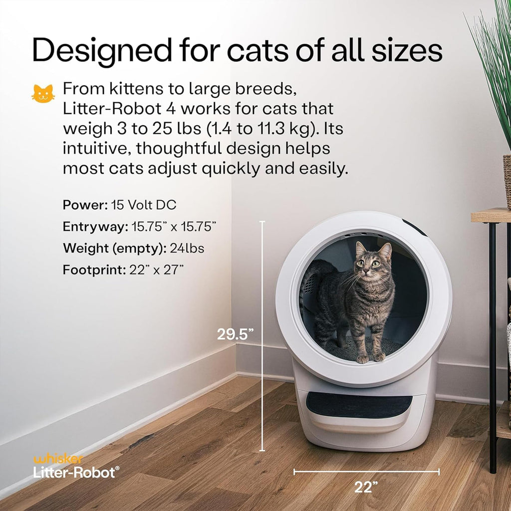 White Automatic Litter Box S26519