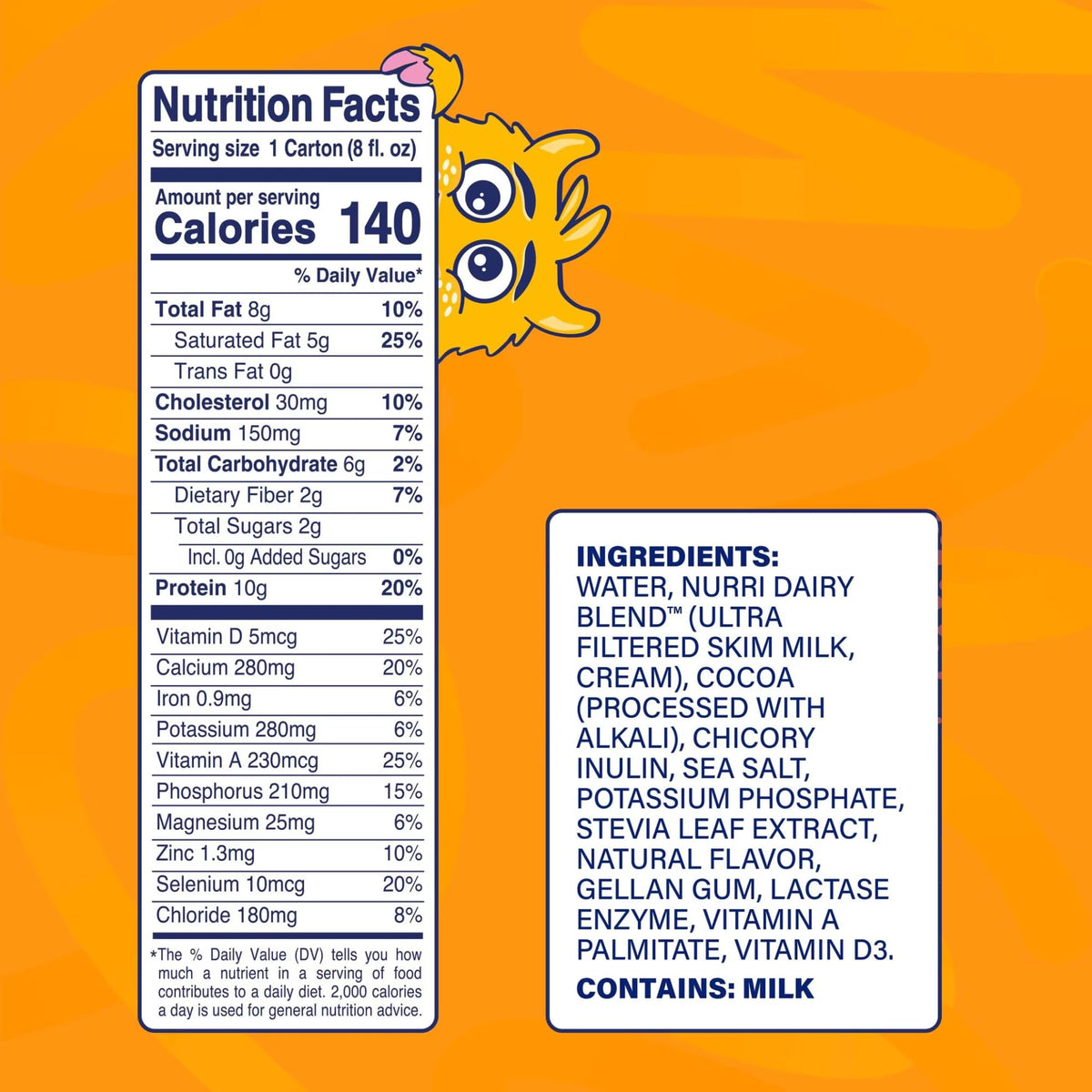 Chocolate Protein Milk Shake 8 fl oz Bottles 12 Pack F243798
