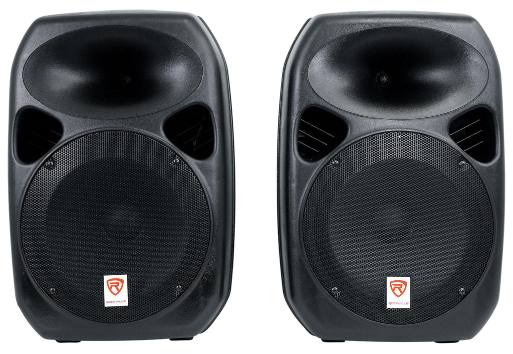 Dual 12" Powered PA Speaker Package N3144