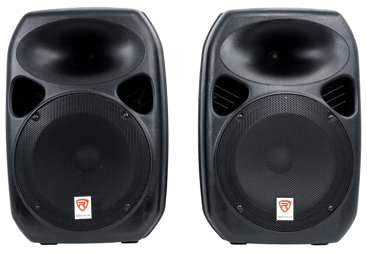 Dual 12" Powered PA Speaker Package N3144