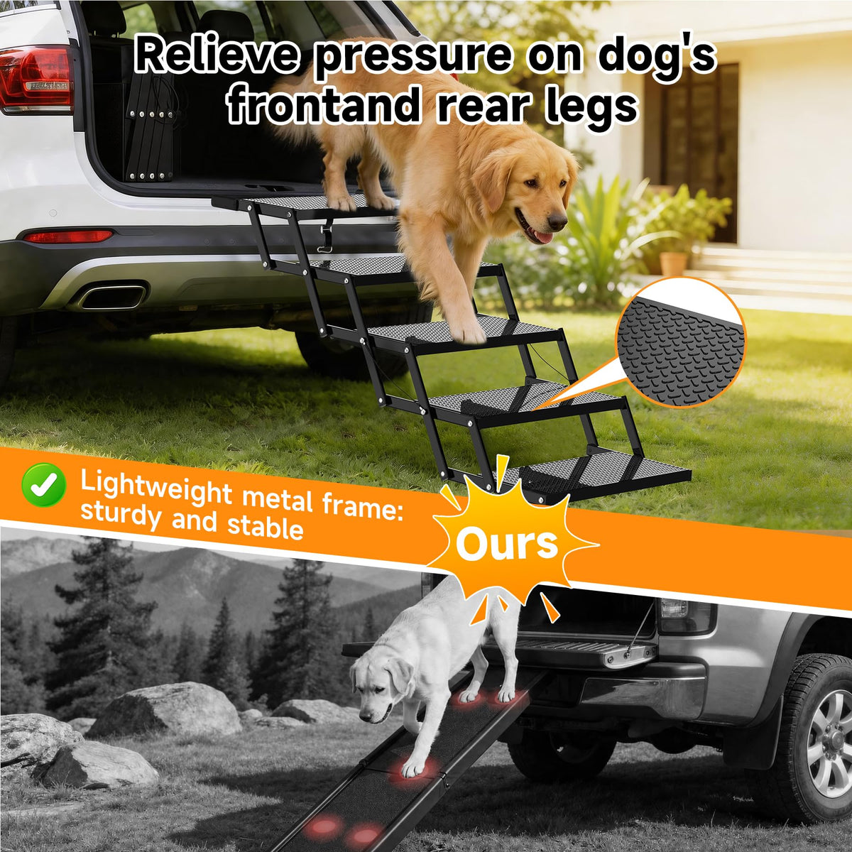 Foldable Dog Stairs I423