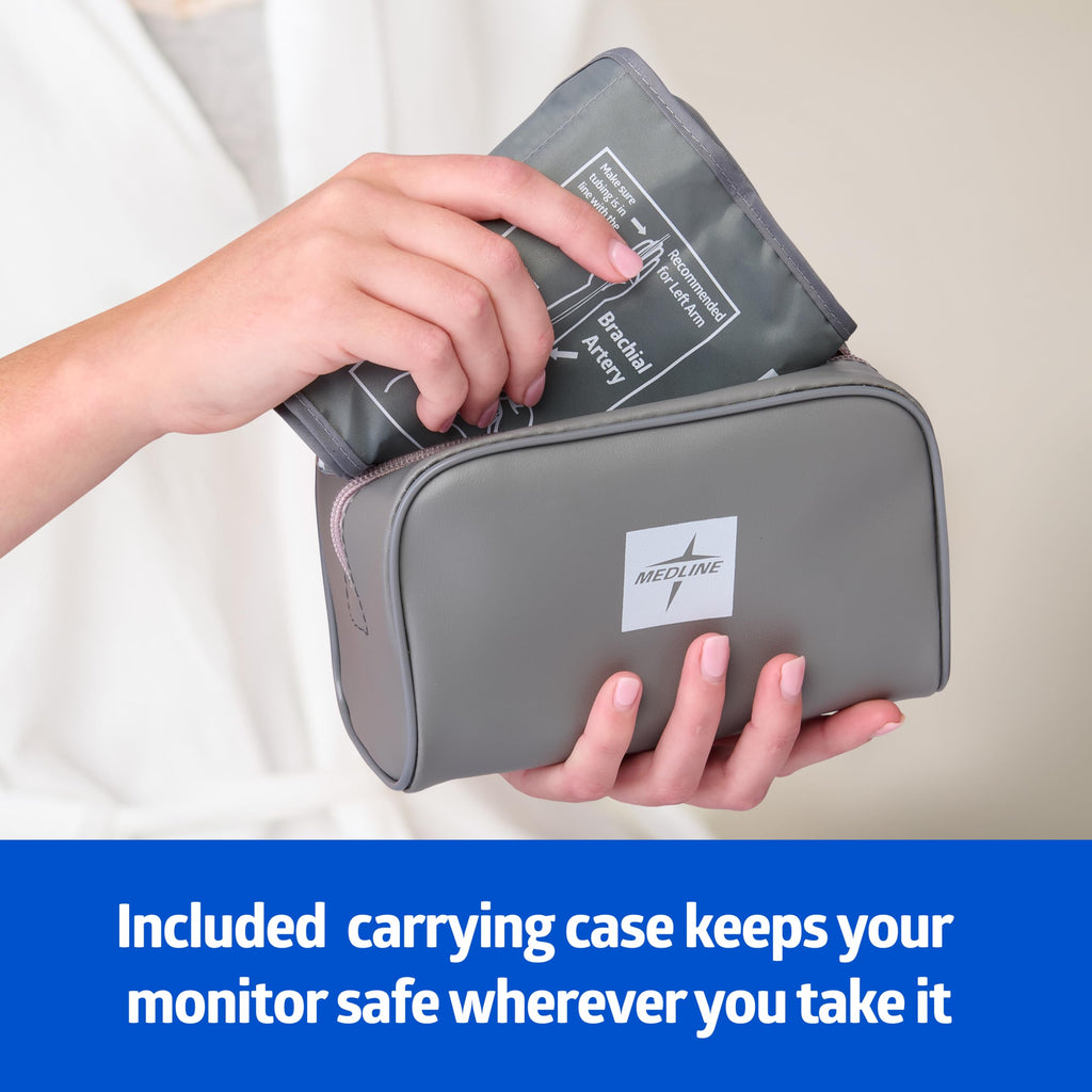 Automatic Blood Pressure Monitor with Universal Upper Arm Cuff and Carrying Case Y82968