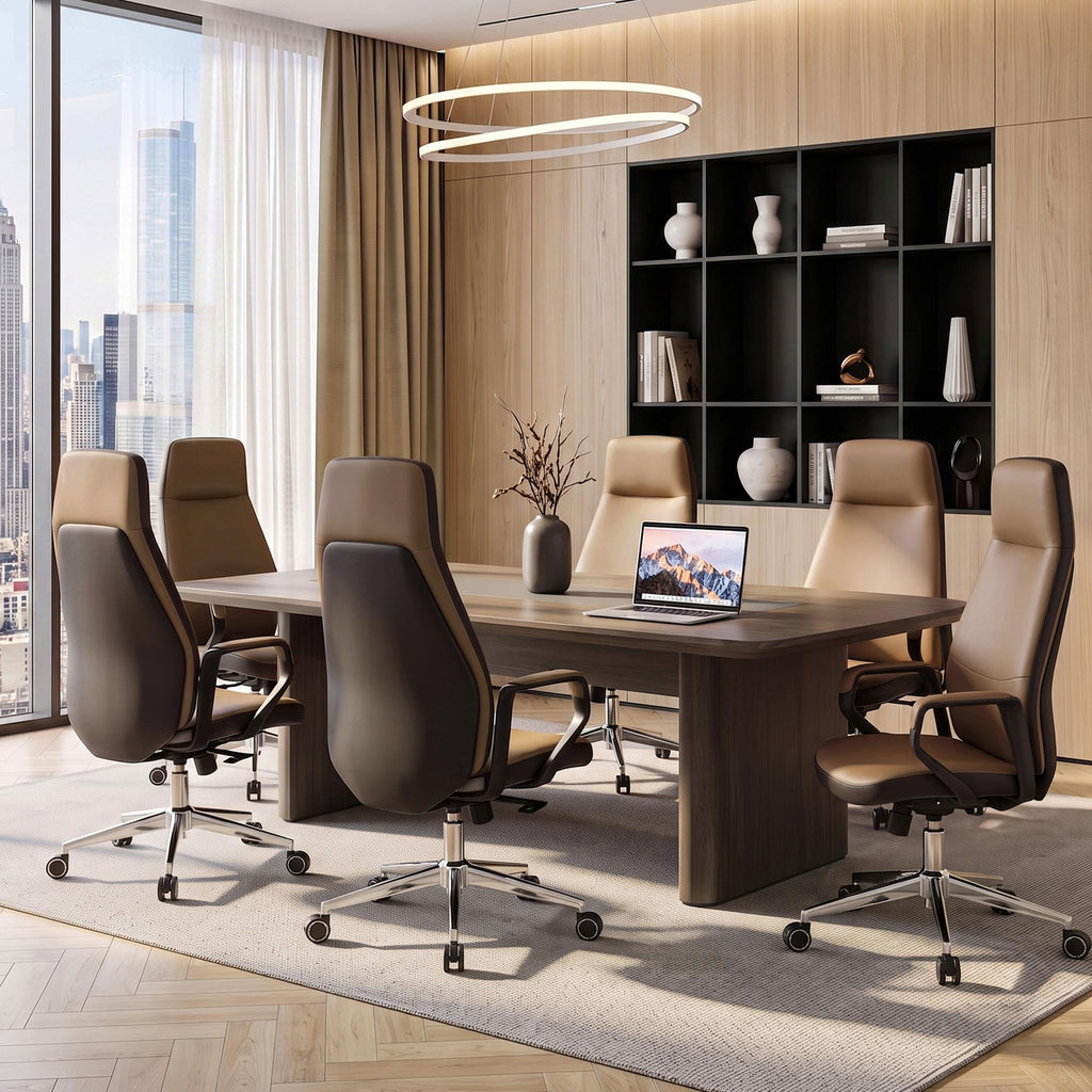 Brown Leather Executive Office Chair P117231