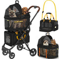 Double Pet Stroller with 2 Detachable Carrier O297736