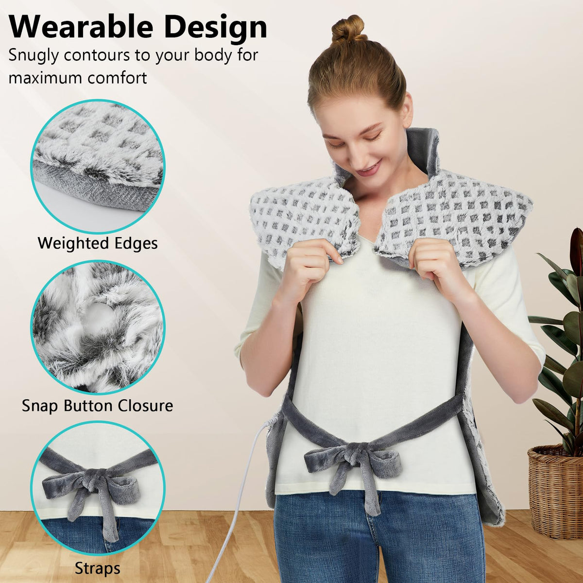 Heating Pad for Back Pain Relief F267303