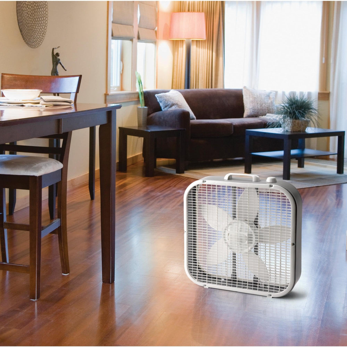 20" White Box Fan, 3 Speeds R55370
