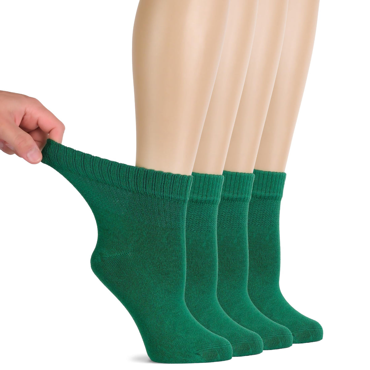 Bamboo Seamless Ankle Socks Q23054