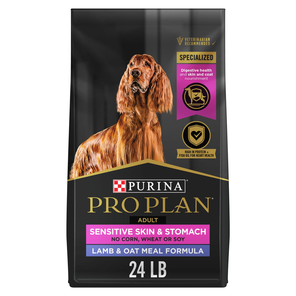 Sensitive Skin & Stomach Dry Dog Food, Lamb, 24 lb Bag T2525