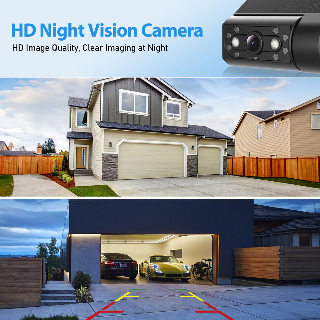 7" Solar Wireless Magnetic Backup Camera H296