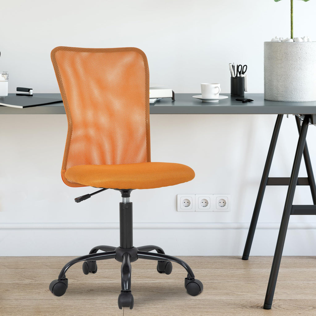 Orange Ergonomic Mesh Office Chair D846