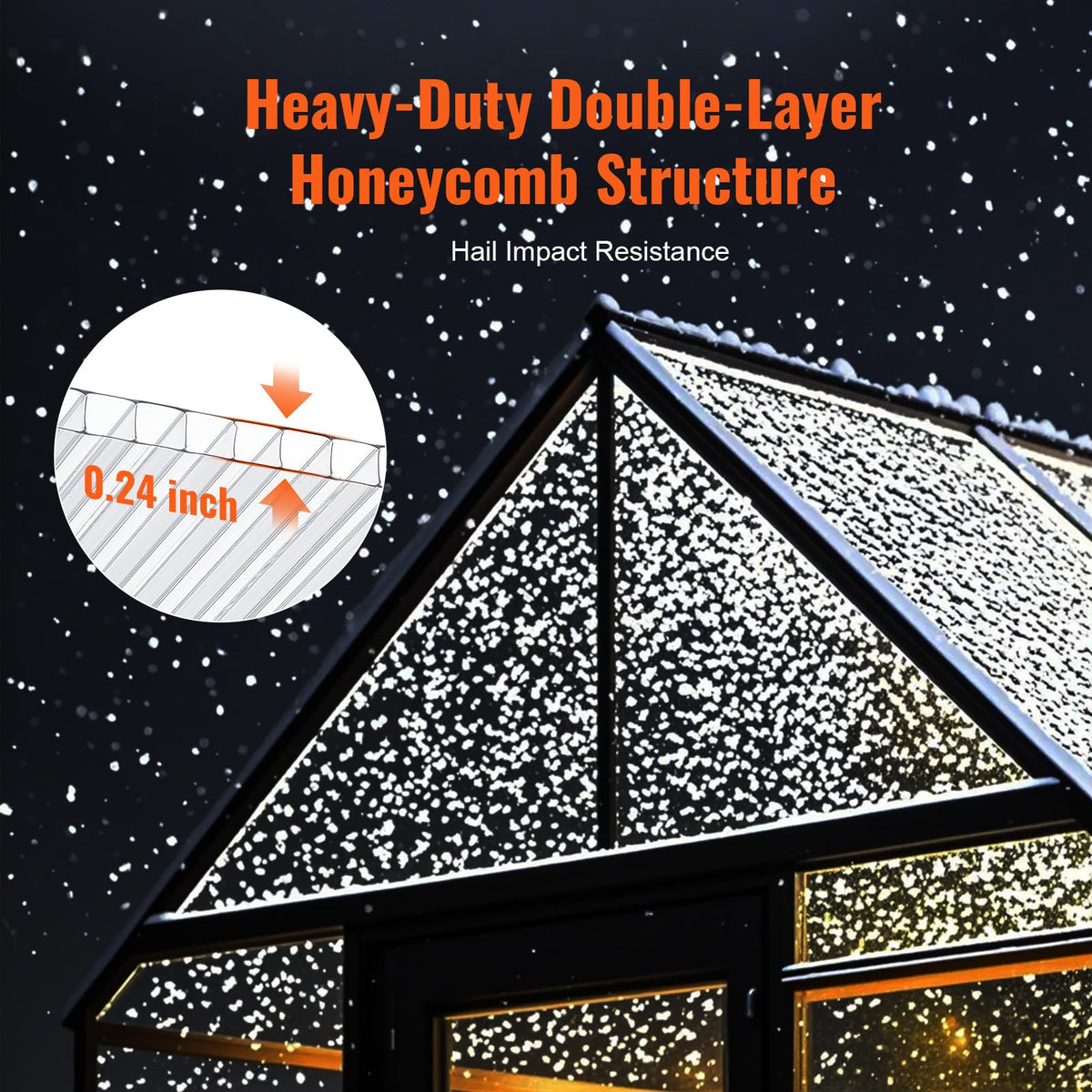 12 Pack Polycarbonate Greenhouse Panels F3390