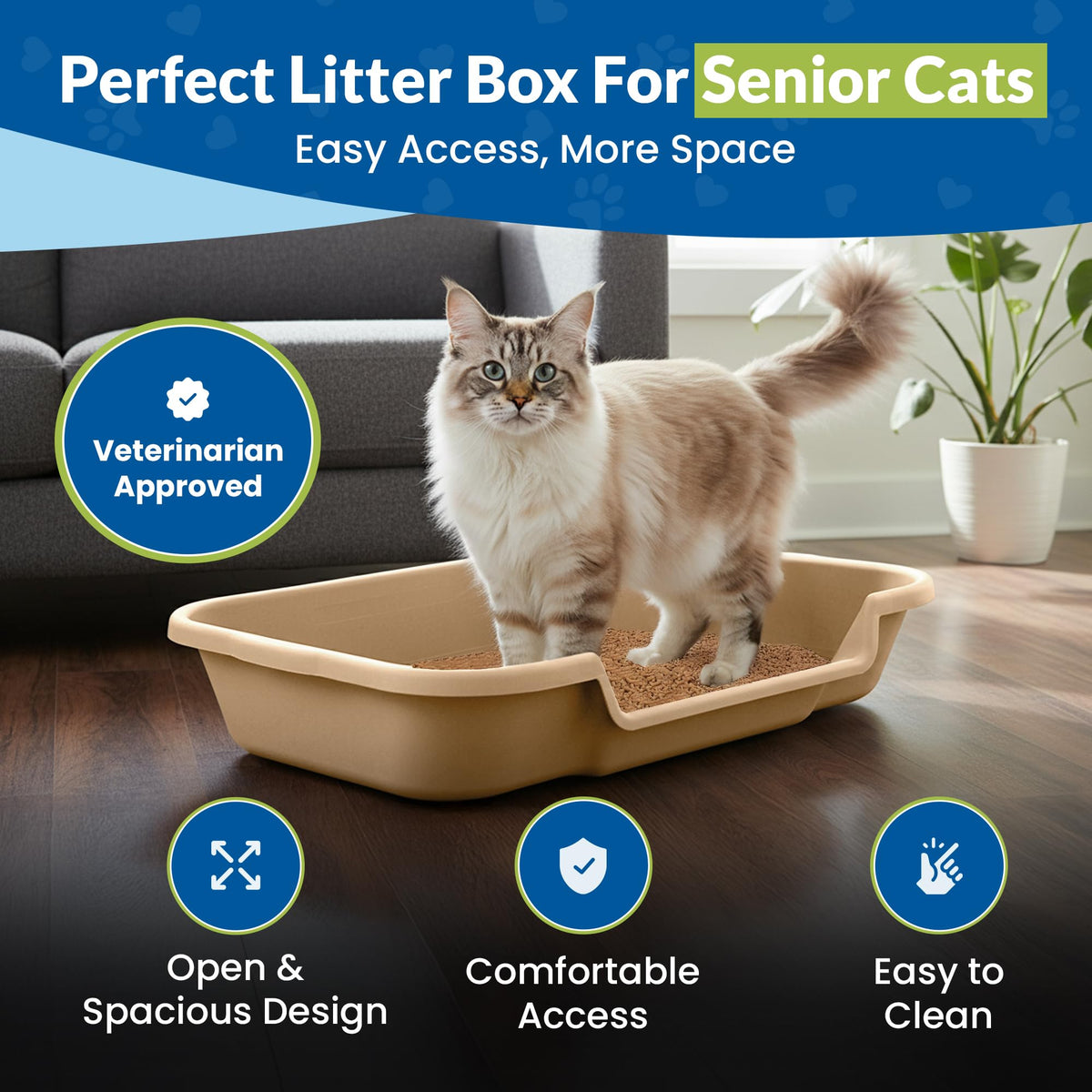 Large Cat Litter Box H43863