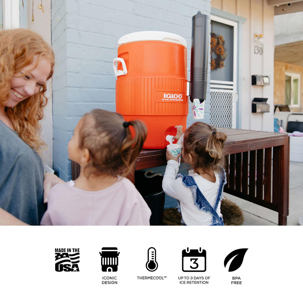 Insulated Beverage Dispenser with Spout D47972