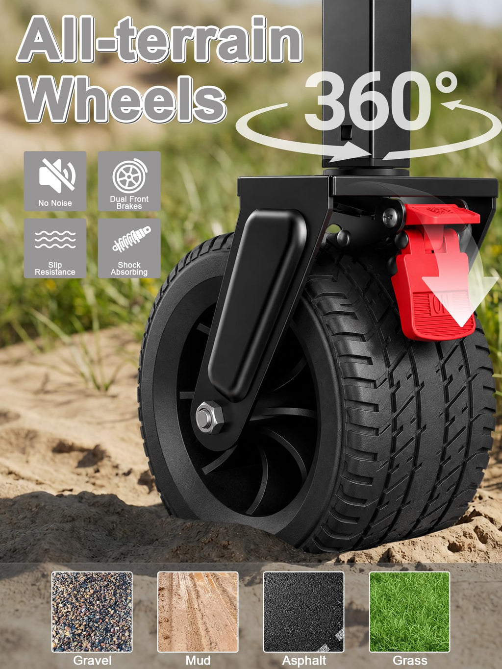 Collapsible Wagon with Canopy Black I498729