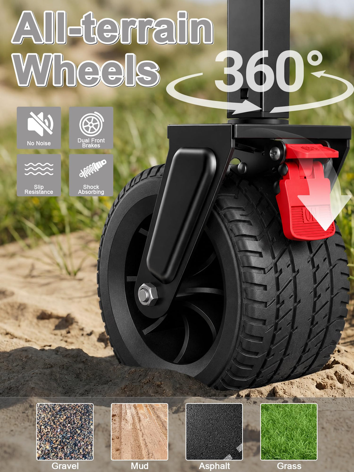 Collapsible Wagon with Canopy Black I498729
