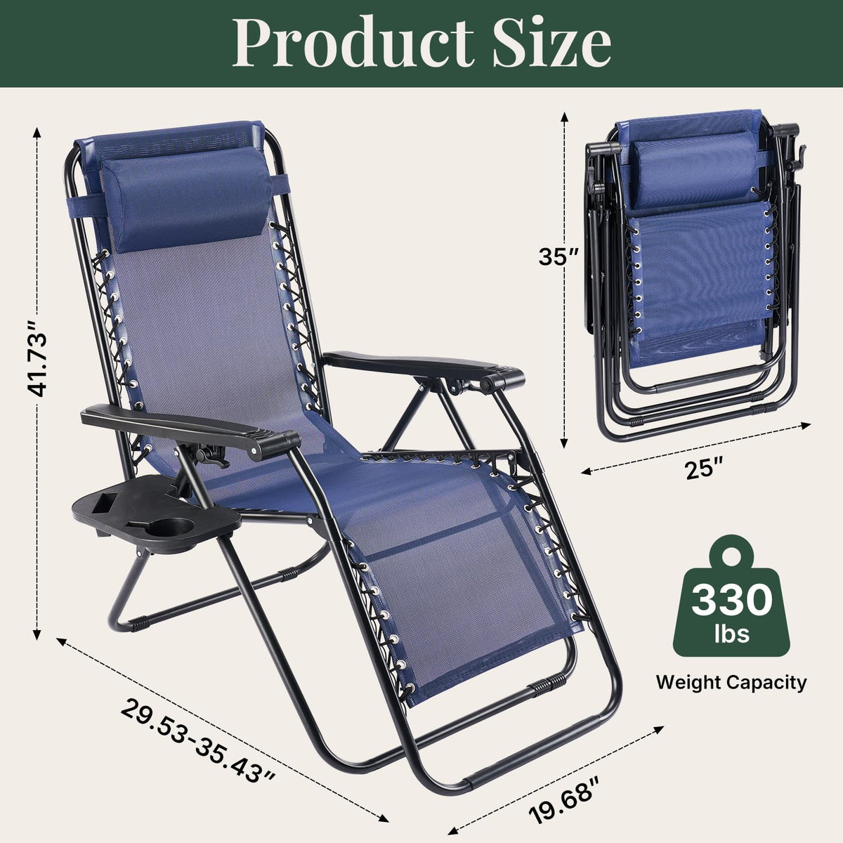 Zero Gravity Chairs Set of 2 R3781