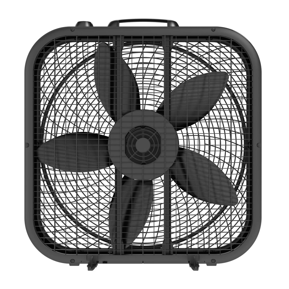 Black 20-inch 3-Speed Box Fan with Handle X88171
