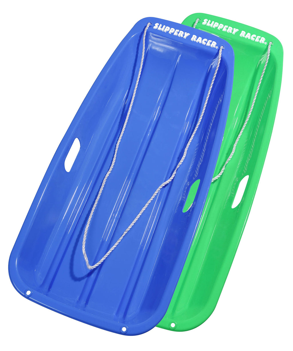 Kids Plastic Snow Sled with Pull Rope and Handles E39176