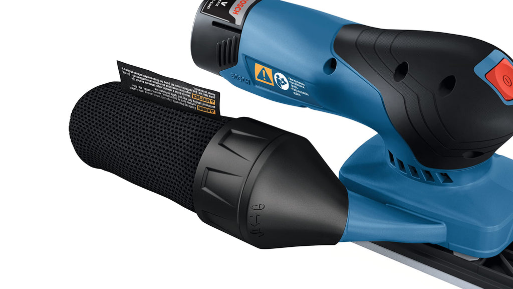 12V Brushless Orbital Finishing Sander with Dust Bag E36831