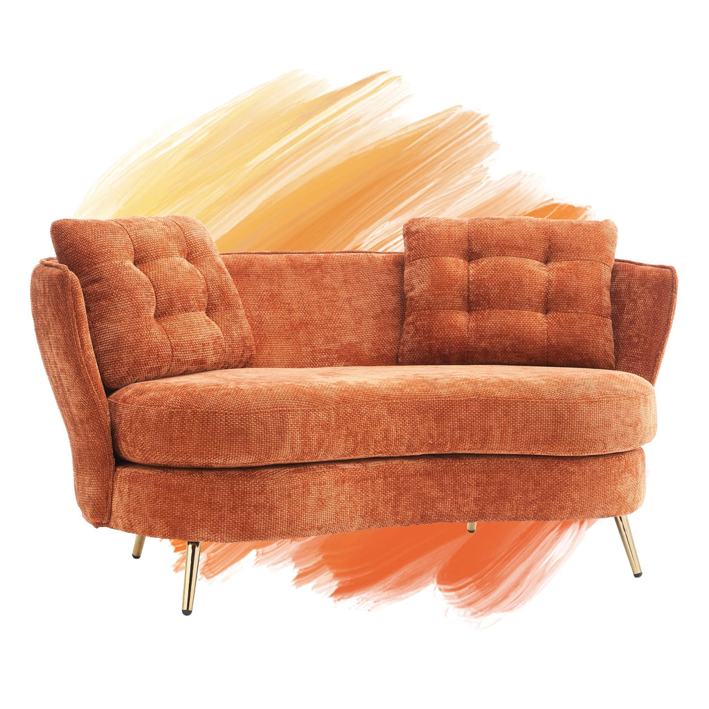 Tufted Velvet Two Seater Sofa E5767