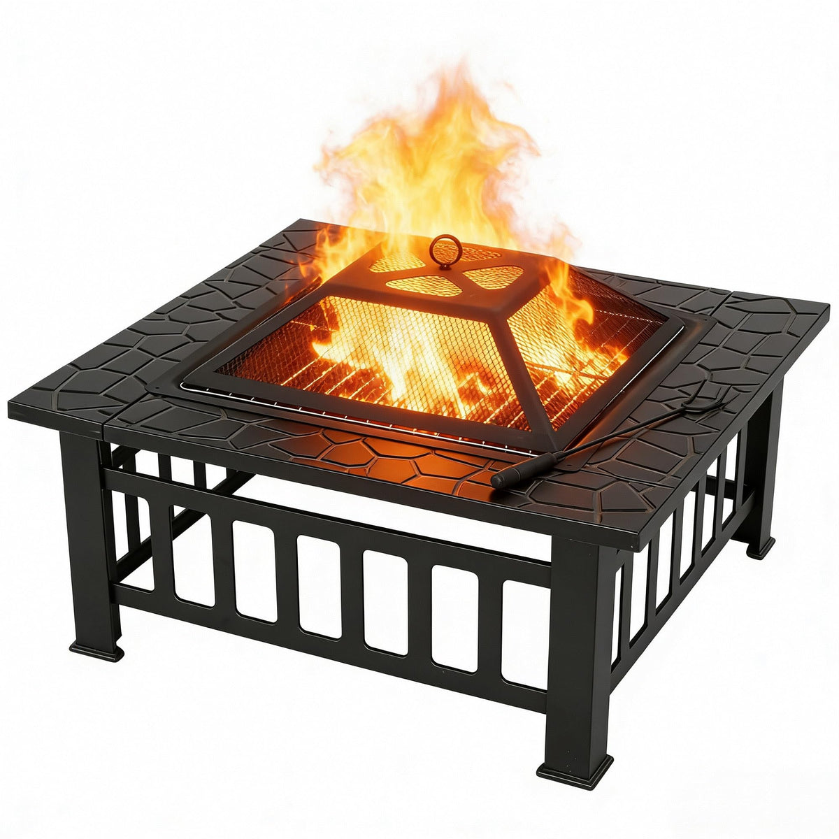 32 inch Outdoor Fire Pit with Grill D96550