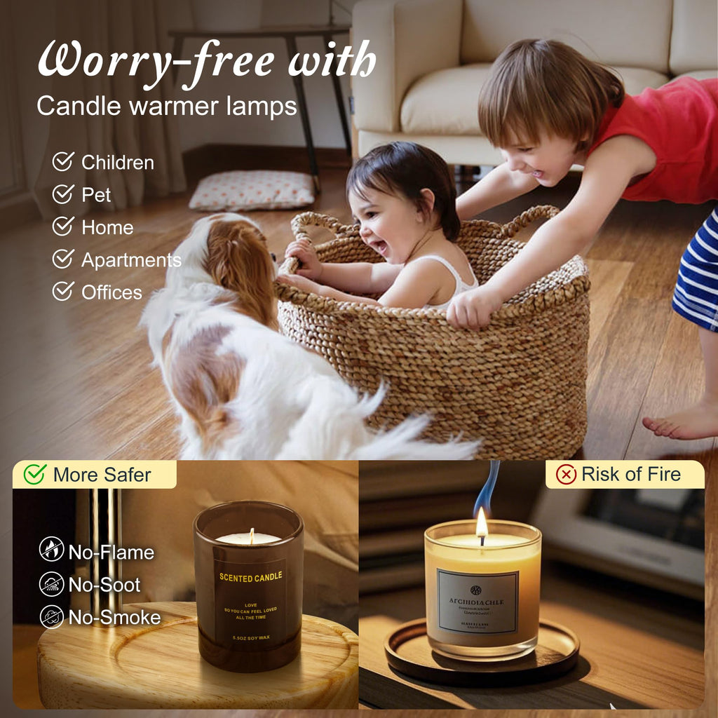 Adjustable Candle Warmer Lamp with Timer K2982