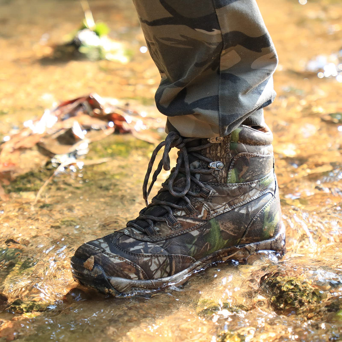 Camo Waterproof Lightweight Hunting Shoes R5151